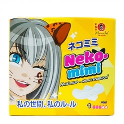 MANEKI Прокладки женские гигиенические мини серия Neko-Mimi  9 шт/упак