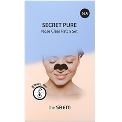 Маска-патч Secret Pure Nose Clear Patch Set, THE SAEM, 6 шт.