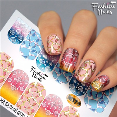 Fashion Nails, Слайдер-дизайн M179