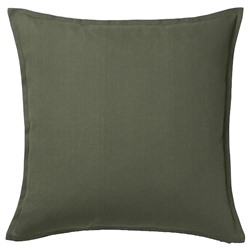 GURLI ГУРЛИ Чехол на подушку, насыщенный зеленый, 50x50 см