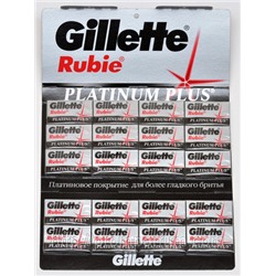 Лезвия Gillette Platinum (1 лист 20*5шт)