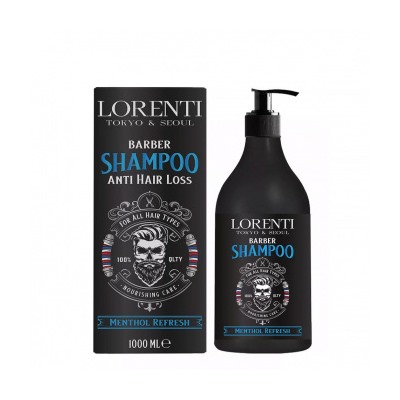 Lorenti шампунь мужской для волос Menthol, 1000 мл