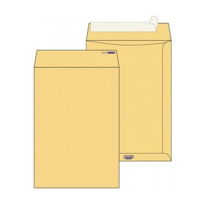 Крафт конверт С5 (162*229 мм), стрип-лента, клапан прямой, (Multipack)