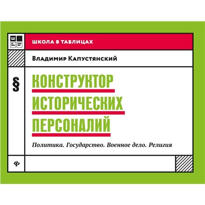 Уценка. Конструктор исторических персоналий: Политика. Государство. Военное дело. Религия