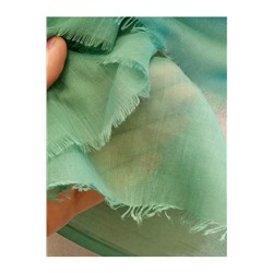 Шарф-палантин 104 тонкий/жатка  Цвет зеленый туман