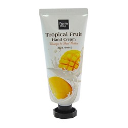 Крем для рук с манго и маслом ши Tropical Fruit Hand Cream Mango, FARMSTAY   50 мл