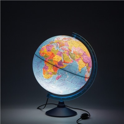 Глобус политический "Глобен", интерактивный, диаметр 320 мм, с подсветкой, с очками