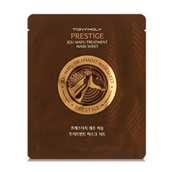 TONY MOLY Prestige Jeju Mayu Лечебная тканевая маска с лошадиным жиром