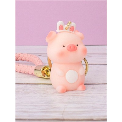 Брелок «Pig», mix, pink