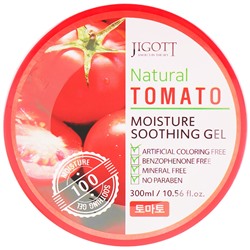 Универсальный увлажняющий гель с экстрактом томата, Natural Tomato Moisture Soothing Gel, Jigott, 300 мл