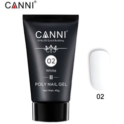 Полигель Canni Quick Building белый №02, 45г