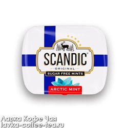 конфеты SCANDIC без сахара со вкусом "Арктическая мята" 14 г.