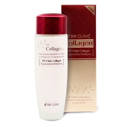 Регенерирующая эмульсия для лица с коллагеном Collagen Regeneration Emulsion, 3W CLINIC   150 мл