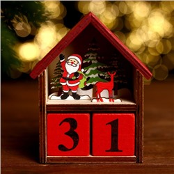 Вечный календарь «Новогодняя сказка» 8 × 5,2 × 10,5 см