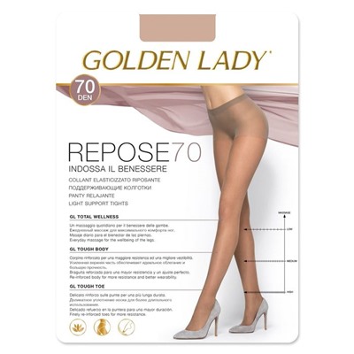 Колготки женские Golden Lady Repose, 70 den, размер 3, цвет daino