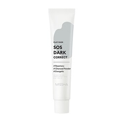 Missha SOS Dark Correct Clay Черная глиняная маска для проблемной кожи