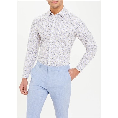 Taylor & Wright Long Sleeve Slim Fit Floral Shirt