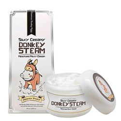 Крем для кожи молочный увлажняющий Silky Creamy Donkey Steam Moisture Milky Cream, ELIZAVECCA 100 мл