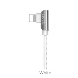 USB кабель для iPhone 5/6/6Plus/7/7Plus 8 pin 1.2м HOCO U42 (белый)