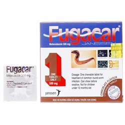 Жевательная таблетка от всех видов глистов Fugacar.