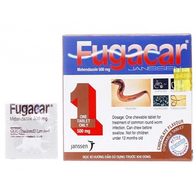 Жевательная таблетка от всех видов глистов Fugacar.