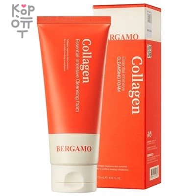 Bergamo Intensive Collagen Cleansing Foam - Интенсивная коллагеновая очищающая пенка для умывания 120мл.,