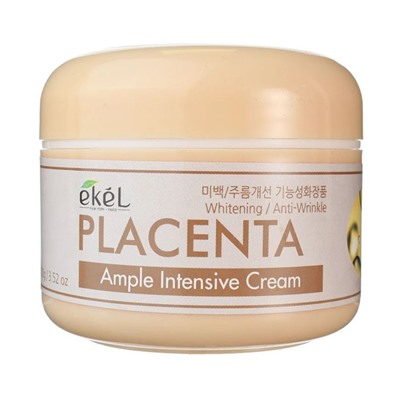 Крем для лица ампульный с экстрактом биоплаценты Ample Intensive Cream Placenta, Ekel, 100 мл