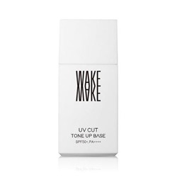 WAKEMAKE UV CUT TONE UP Тонирующая солнцезащитная база под макияж SPF50+,PA++++