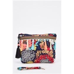 Mixed Floral Cosmetic Bag