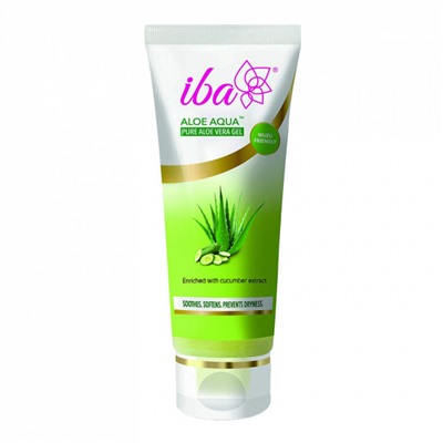 Алоэ Аква: увлажняющий питательный гель для лица и тела (100 мл), Aloe Aqua Pure Aloe Vera Gel, произв. Iba Halal Care