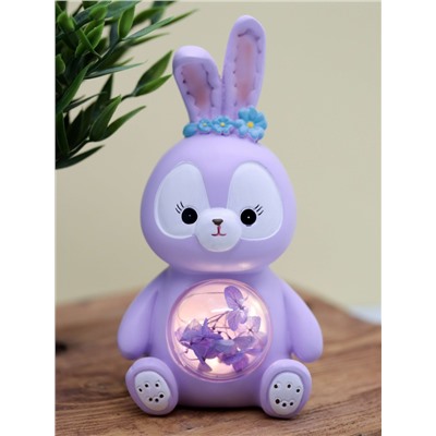 Ночник «Flower bunny», purple