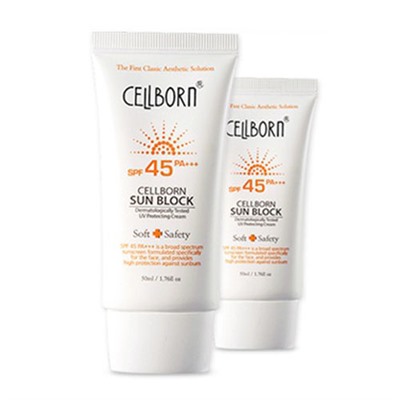 CELLBORN UV Солнцезащитный крем SPF45 PA+++