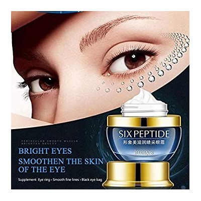 Крем для глаз с пептидами омолаживающий, против отеков и кругов Images Six Peptide Eye Cream, 25 гр.