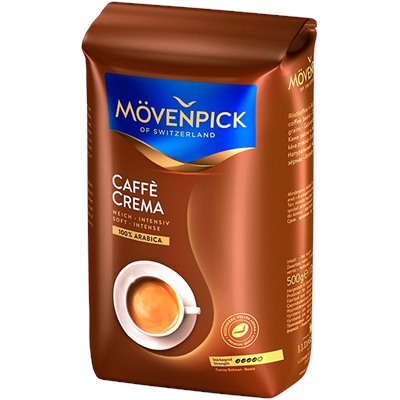 Кофе MOVENPICK CAFFE CREMA Зерно 500 гр., 100% Арабика