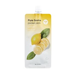 Missha Pure Source Pocket Крем-маска   - Lemon - OUTLET expdate 2024.08