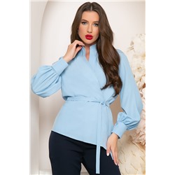 Блуза "Идеальная асимметрия" (голубая) Б4184
