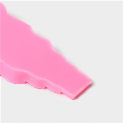 Силиконовый молд «Полусферы», 14×7×2 см, 12 ячеек, цвет розовый