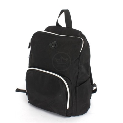 Рюкзак жен текстиль CF-8537,  2отд,  3внут+3внеш/ карм,  черный 252620