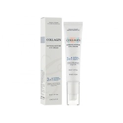 Крем для кожи вокруг глаз осветляющийй с коллагеном collagen whitening eye cream (Collagen 3in1 eye cream), Enough, 30 мл