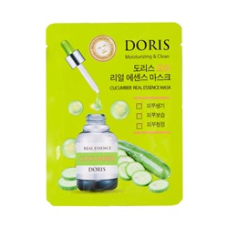 Маска на тканевой основе DORIS CUCUMBER REAL ESSENCE MASK, JIGOTT, 25 мл