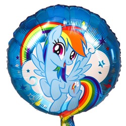 Шар воздушный "Радуга Деш", 18 дюйм, фольгированный, My Little Pony