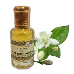 Масляные духи Могра (Жасмин) унисекс (10 мл), Mogra Attar Perfume Natural Undiluted, произв. Kazima