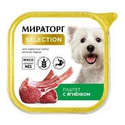Корм конс.Extra Meat д/взрос.собак мелк.пород паштет с ягненком 0,1кг.1/16к.1010028596
