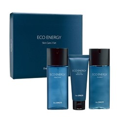 Набор уходовый мужской Eco Energy Skin Care 2 Set (тонер, лосьон, увлажняющее молочко) THE SAEM, 130 мл+130 мл+70 мл