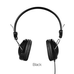 Наушники MP3/MP4 HOCO (W5) полноразмерные (черные)