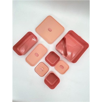 Ланчбокс "Sistem lunch 3", pink (1800 мл)