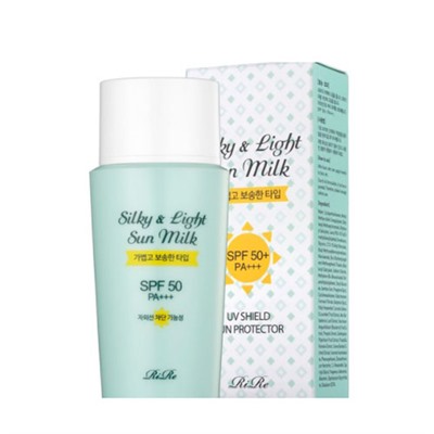 Rire Silky & Light Солнцезащитное Молочко  (SPF50+ PA+++) 50ml