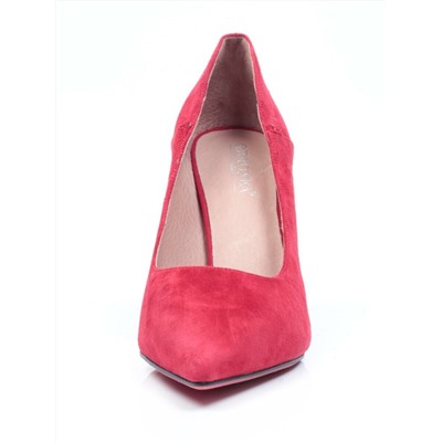 D9905-4 RED Туфли женские (натуральная замша) размер 35