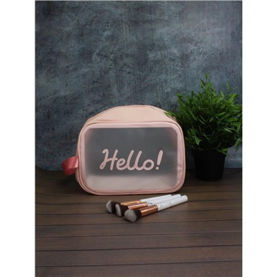 Косметичка "Hello", pink (18х25х11 см)