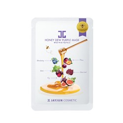 Jayjun Honey Dew Purple Тканевая маска с экстрактом меда и прополисом